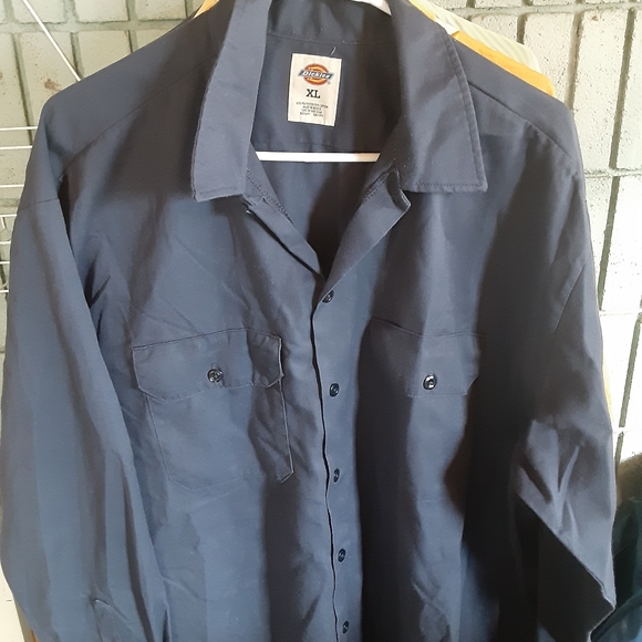 Mens Dickies Longsleeve Work Shirt - Picture 1 of 2